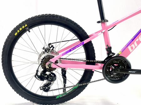 Bicicleta MTB 26″ BR Tornado , cadru Aluminiu ,21 viteze, Shimano ,Roz [3]