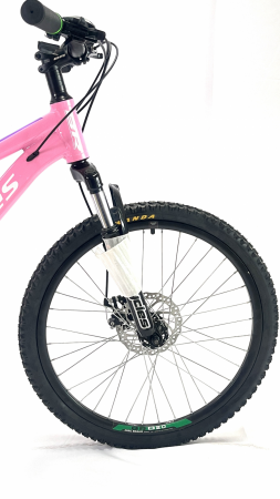 Lichidare Bicicleta MTB 26″ BR Tornado , cadru Aluminiu 14″ ,21 viteze, Shimano ,Roz [2]