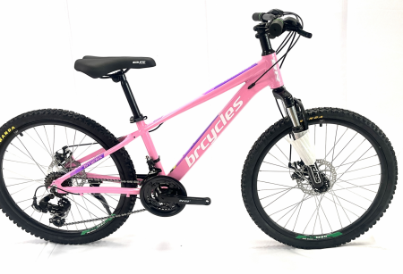 MTB - Bicicleta MTB 26″ BR Tornado , cadru Aluminiu 14″ ,21 viteze, Shimano ,Roz