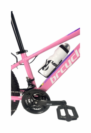 Lichidare Bicicleta MTB 26″ BR Tornado , cadru Aluminiu 14″ ,21 viteze, Shimano ,Roz [7]