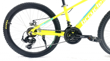 Bicicleta MTB 24″ BR Tornado , cadru Aluminiu 14″ ,21 viteze, Shimano ,Verde [5]