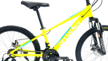 Bicicleta MTB 24″ BR Tornado , cadru Aluminiu 14″ ,21 viteze, Shimano ,Verde [6]