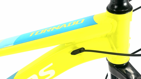 Bicicleta MTB 24″ BR Tornado , cadru Aluminiu 14″ ,21 viteze, Shimano ,Verde [3]