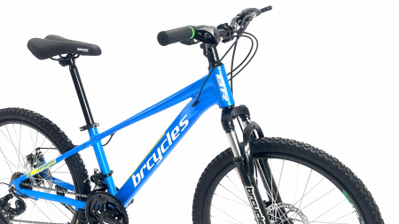 Bicicleta MTB 24″ BR Tornado , cadru Aluminiu 14″ ,21 viteze, Shimano ,Albastru [4]