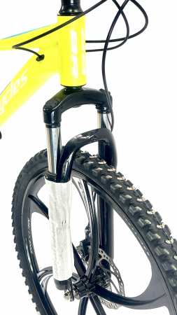 Bicicleta MTB 24″ BR Tornado, cadru Aluminiu, 21 viteze, Roti magnesium cu Shimano, Verde [2]