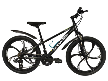 Bicicleta MTB 26″ S2603, cadru OTEL, 21 viteze, Roti Magnesium cu Shimano, Negru [1]