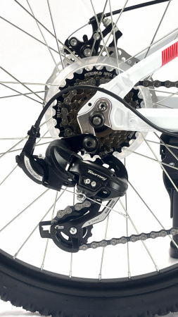 Bicicleta MTB 26″ BR Tornado , cadru Aluminiu ,21 viteze, Shimano ,Alb [6]