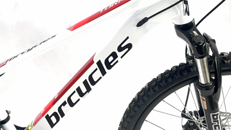 Bicicleta MTB 26″ BR Tornado , cadru Aluminiu ,21 viteze, Shimano ,Alb [4]