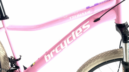 Bicicleta MTB 26″ BR Tsunami , cadru otel 15″ ,21 viteze, Shimano Roz [5]