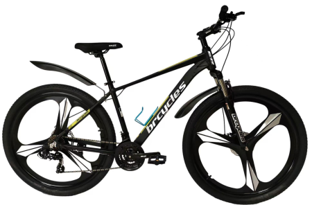 Bicicleta MTB 29″ BR Tornado A2904 , cadru Aluminiu, 21 viteze, ROTI Magnesium cu Shimano, Negru [2]