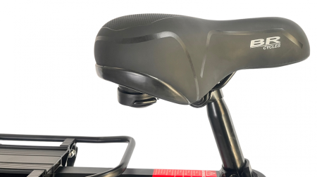 Bicicleta MTB 29″ BR Tornado A2905 Trekking cu Carrier, cadru Aluminiu, 21 viteze, cu Shimano, Gri [7]