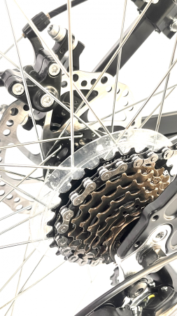 Bicicleta MTB 29″ BR Tornado A2905 Trekking cu Carrier, cadru Aluminiu, 21 viteze, cu Shimano, Gri [3]