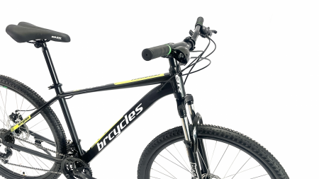 Bicicleta MTB 29″ BR Tornado, cadru Aluminiu, 21 viteze, cu Shimano, Negru [3]