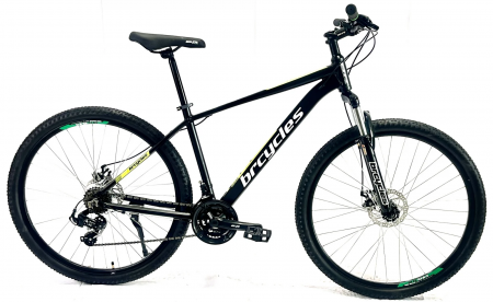 Biciclete adulti - Bicicleta MTB 29″ BR Tornado, cadru Aluminiu, 21 viteze, cu Shimano, Negru