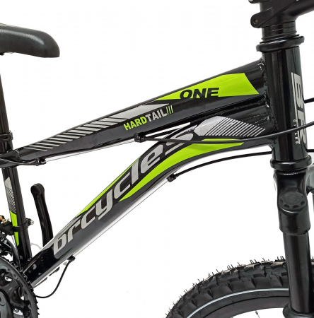 Bicicleta MTB-HT 24″ BR Storm, cadru otel 13″ ,21 viteze, Negru [1]