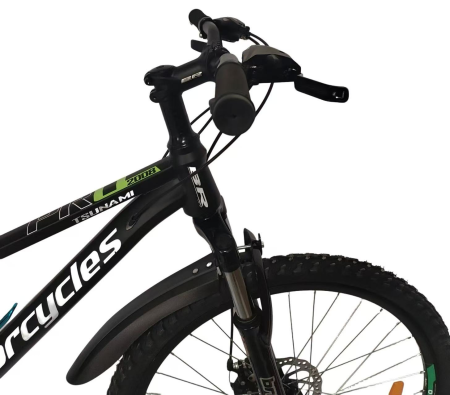 Bicicleta MTB 26″ S2601, cadru OTEL, 21 viteze, Roti aluminiu cu spite , Shimano, Negru [3]