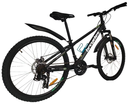 Bicicleta MTB 26″ S2601, cadru OTEL, 21 viteze, Roti aluminiu cu spite , Shimano, Negru [1]