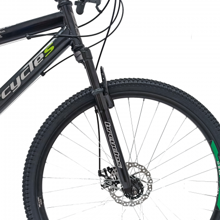 Bicicleta MTB-HT 29" BR Arizona, cadru otel 17', manete secventiale, frane disc, 21 viteze, Negru [3]
