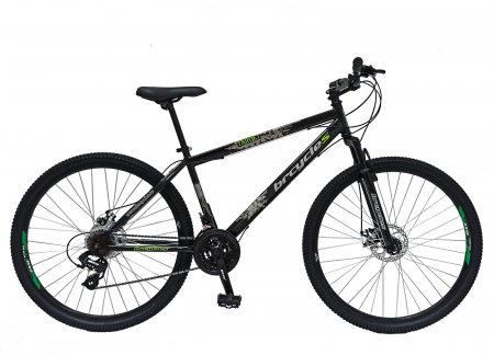 Biciclete adulti - Bicicleta MTB-HT 29" BR Arizona, cadru otel 17', manete secventiale, frane disc, 21 viteze, Negru
