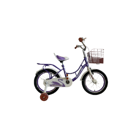 Bicicletă pentru copii RDB LEBĂDA 16 inch cu coșuleț și roți ajutătoare [4]