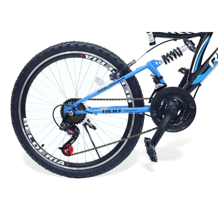 Bicicletă pentru copii RDB Tatanir 24 NEGRU/ALBASTRU [5]