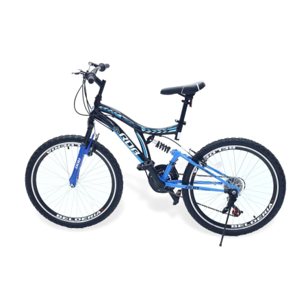 Biciclete, trotinete, triciclete - Bicicletă pentru copii RDB Tatanir 24 NEGRU/ALBASTRU