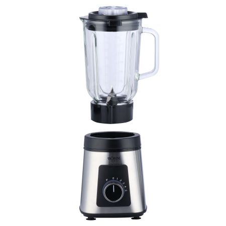 Blender de masa BoHM Home BTBG80S15, 800 W, 1,5 L, 5 viteze + Pulse, 6 lame [3]