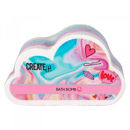 Jucarii, Copii & Bebe - Bomba de baie Create It!, Forma de Norisor, in culori Curcubeu