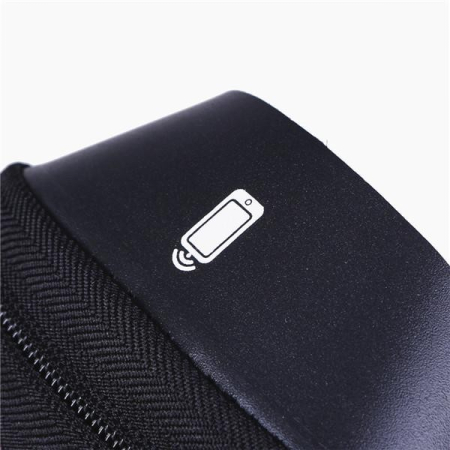 Borseta bicicleta impermeabila cu husa pentru telefon Flippy, montare pe ghidon, compatibila cu telefoane de pana la 16 cm, spatiu depozitare, 18.5x9.5 cm, albastru [8]