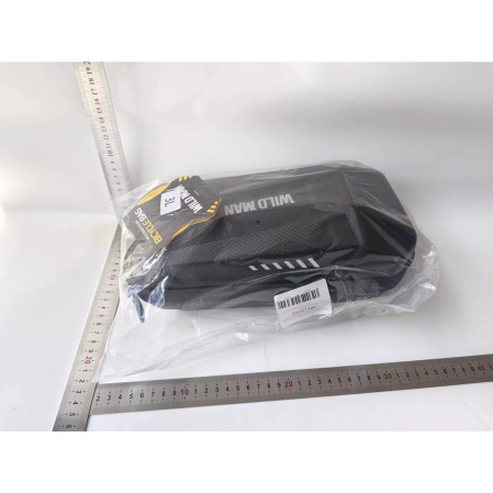 Borseta pentru bicicleta/trotineta Flippy, spatiu de depozitare, antisoc, waterproof, cu fermoar, 3L, material carbon si plastic dur, pentru trotineta electrica scuter, bicicleta, negru [11]