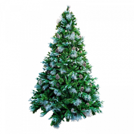 Brad artificial de lux cu zapada, dimensiune 210cm, MI-173-210 [0]