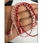 Martisoare diverse - Bratara Alb Rosu Impletita