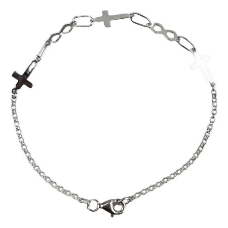 Bratari - Bratara Argint 925 Cruce si Infinit, 2 g