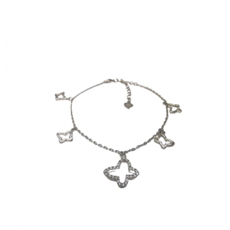 Bratari - Bratara Argint 925 cu 5 Fluturi Contur