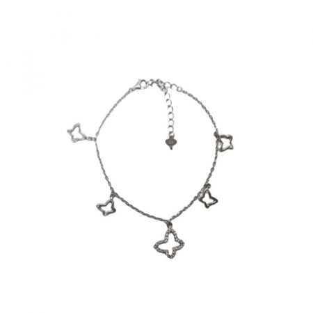 Bratara Argint 925 cu 5 Fluturi Contur [1]