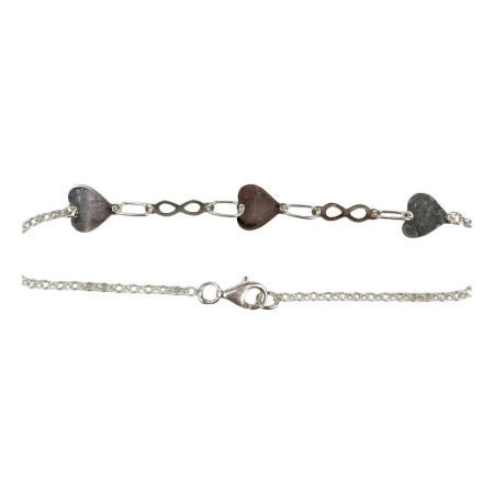 Bratara Argint 925 Inima si Infinit, 2,23 g [2]