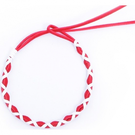 Sub 99 Lei - Bratara Catifea Rosie