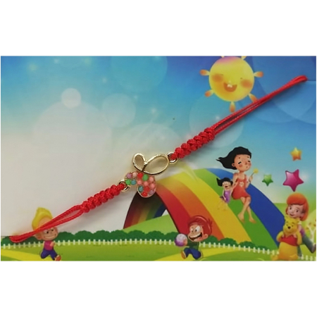 Martisor Bratara Copii - Bratara cu Impletitura pentru Copii V2 Fluture