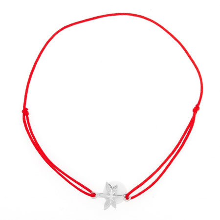 Bijuterii argint - Bratara cu Nod Dublu Argint 925, Libelula cu Sidef