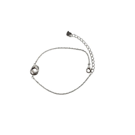 Bijuterii argint - Bratara din Argint 925 Cercuri Unite