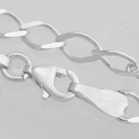 Bratara din Argint 925 Unisex cu Zale Ovale [2]