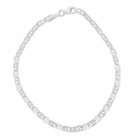 Bratara din Argint 925 Unisex cu zale plate [3]