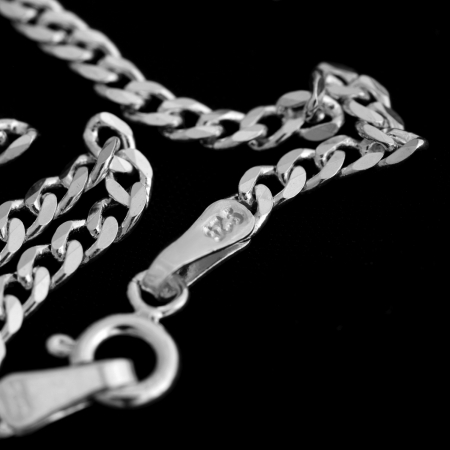 Bratara din Argint 925 Unisex cu zale plate [2]