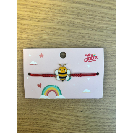 Martisor Bratara Copii - Bratara Jolie cu Impletitura pentru Copii Albinuta