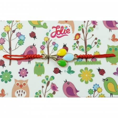 Martisor Bratara Copii - Bratara Jolie cu Impletitura pentru Copii Baloane