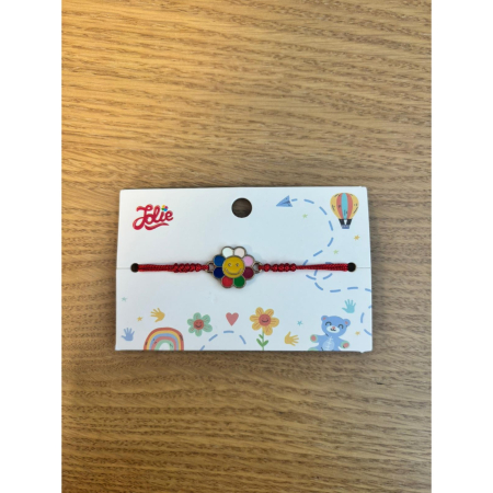 Martisor Bratara Copii - Bratara Jolie cu Impletitura pentru Copii Floare