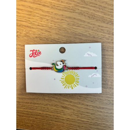 Martisor Bratara Copii - Bratara Jolie cu Impletitura pentru Copii Unicorn