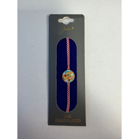 Bratara Placata cu Aur 24k - Bratara Placata cu Aur 24k, Snur Rosu, Model 9