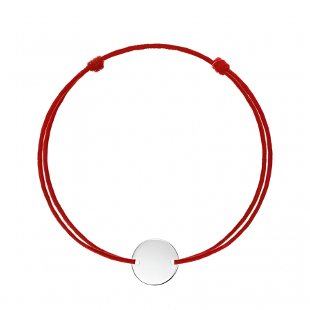 Bratara Snur Reglabil, Argint 925, Banut SuperMom, Jolie Silver, 0.8 g, 1.5 cm x 1.3 cm [1]