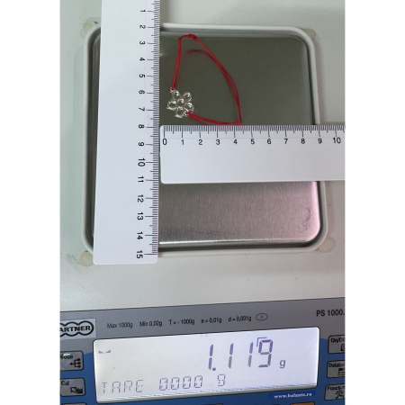 Bratara Snur Reglabil, Argint 925, Floare 5 Petale, Jolie Silver, 1.1 g, 2 cm x 2 cm [2]